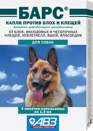 Состав  капель Барс 
