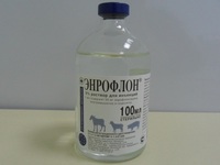 Описание антибиотика для птиц и животных "Энрофлон"